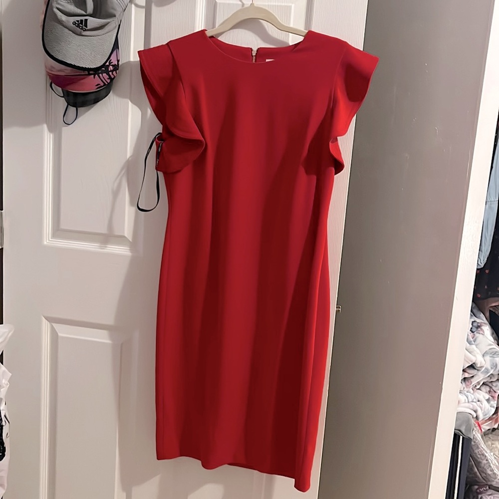 Red dress